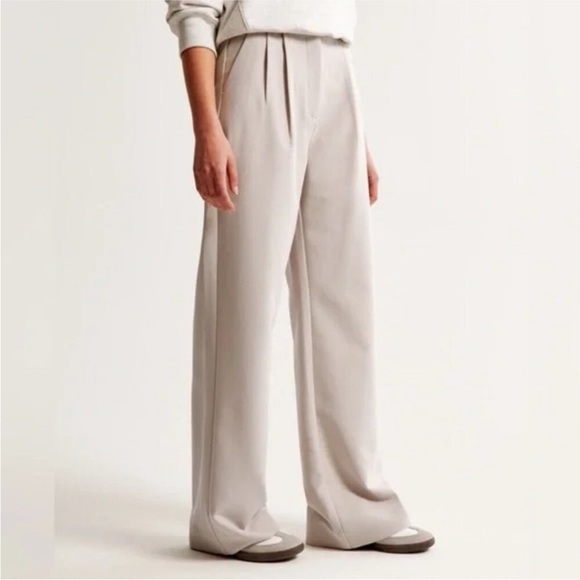 Abercrombie & Fitch Sloane Tailored Pant Ultra High Rise Wide Leg Size 28 / 6 - Picture 4 of 9